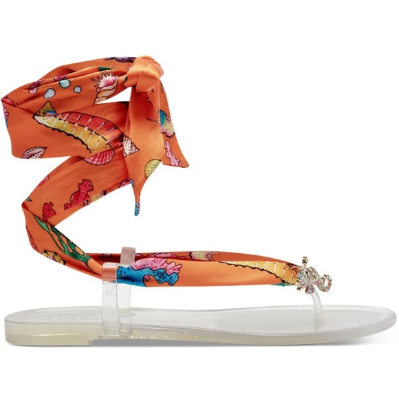 INC Womens Malana Embellished Jelly Sandals - Picture 1 of 3